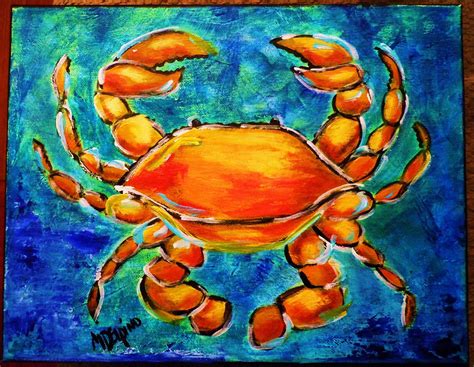 25 Bästa Crab Art Idéerna På Pinterest Strand Konst Fiskkonst Och