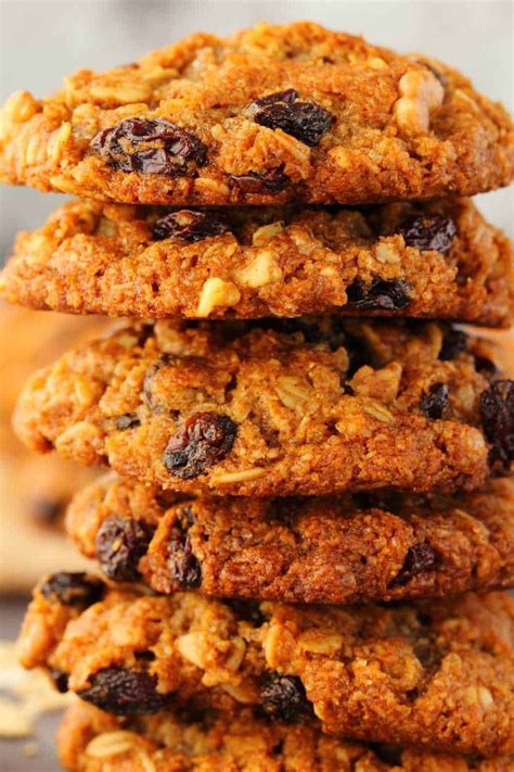 Vegan Oatmeal Raisin Cookies That Are Crisp On The Outside Soft And