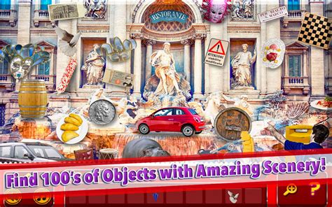 Hidden Objects World Famous Cities New York Paris Italy