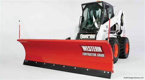 Western Oscillation Skid Steer Pro Plow 8 Lawn Equipment Snow