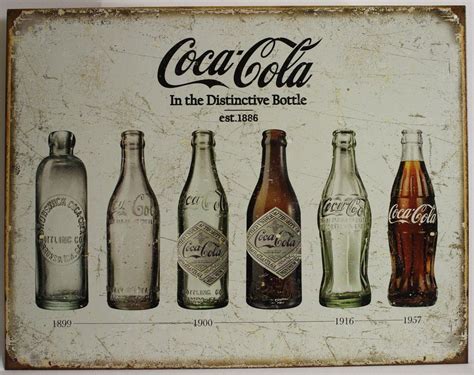 Coca Cola Coke Advertising Script Heritage Retro Wall Art Decor Metal