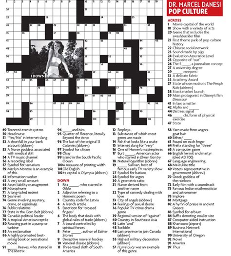 We hope that the following list of synonyms for the word jazz will help you to finish your crossword today. Pop Culture: April 2013 Crossword Puzzle - Everything Zoomer