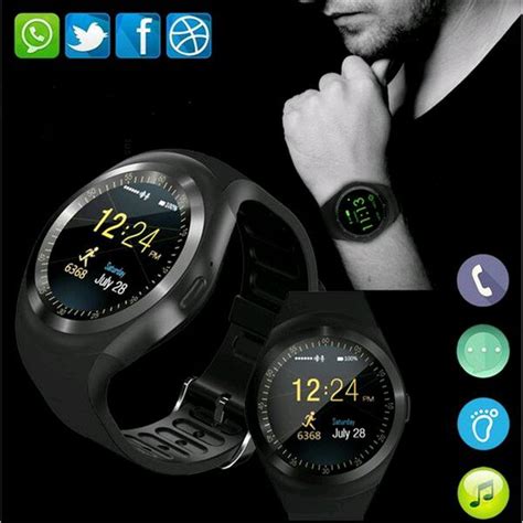 Jual Jam Tangan Cerdas Couple Sporty Smartwatch Bluetooth Sim Card For Android Ios Y1 Di Lapak