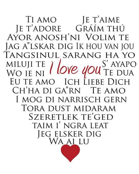 I Love You In All Languages Pictures Photos And Images For Facebook