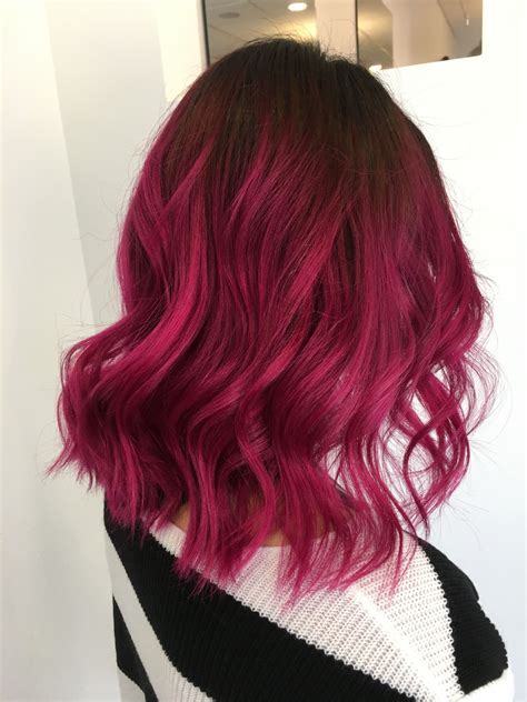 Light Pink Hair With Black Roots Beautiful Party Wear Hairstyle For