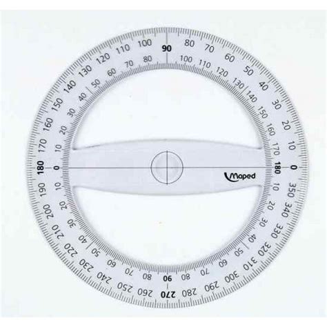 Large Small Printable Protractor 360 180 Pdf Protractor Printable