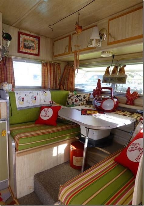 Pin On Caravan Interior Vintage Camper Tiny Trailer