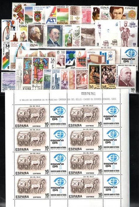 Sellos de España 1983 hefar material filatelico y numismatico