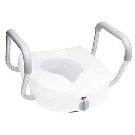 Buy Carex Ez Lock Raised Toilet Seat With Removable Arms