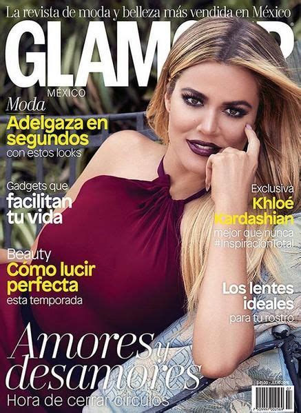 Khloé Kardashian Glamour Magazine July 2016 Cover Photo Mexico