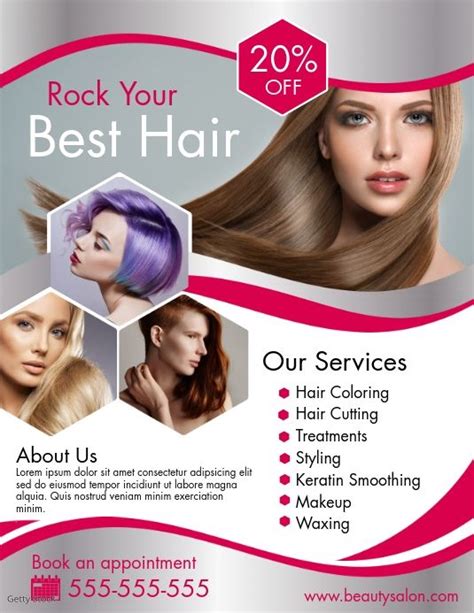 hair salon flyer beauty salon posters beauty salon design hair poster