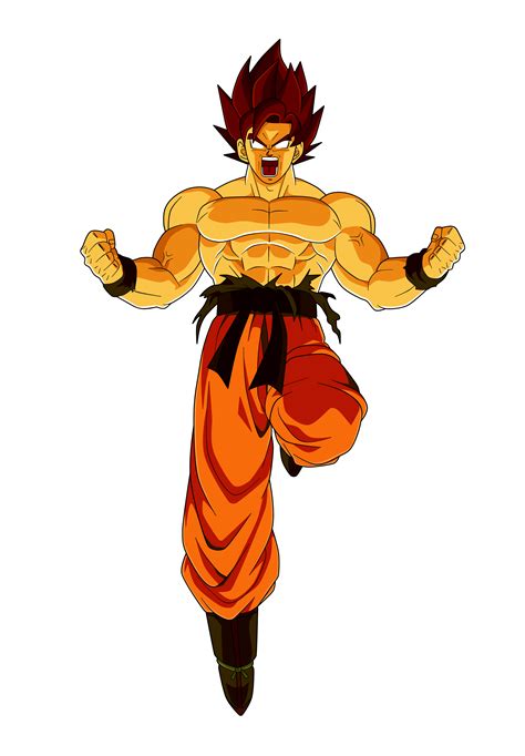 An Image Of A Cartoon Character That Appears To Be In The Form Of Gohan