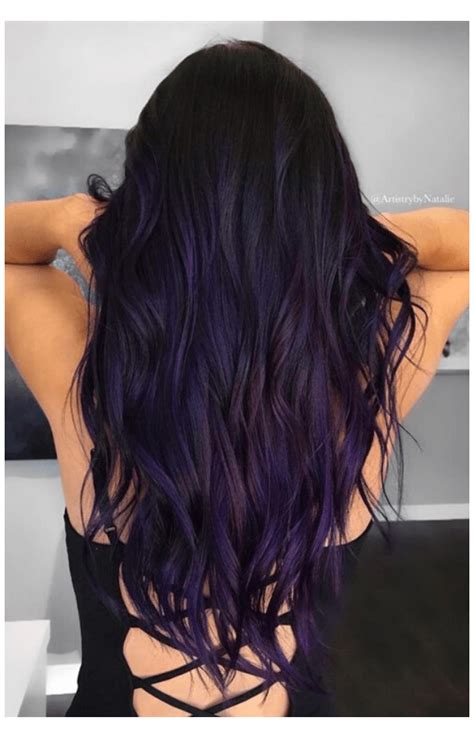 50 Dark Purple Hair Color Ideas Dark Purple Hair Darkpurplehair Do