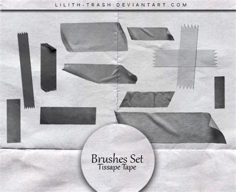 Tissape Tape Brushes 28 By Lilithdemoness On Deviantart