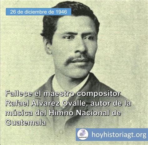 26 De Diciembre De 1946 Fallece El Maestro Compositor Rafael Alvarez