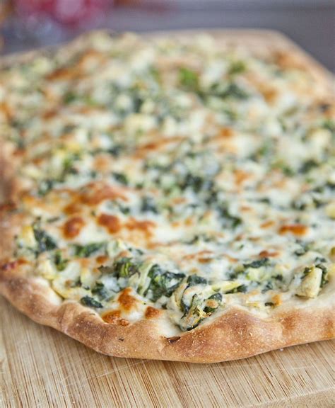 Spinach Artichoke Pizza