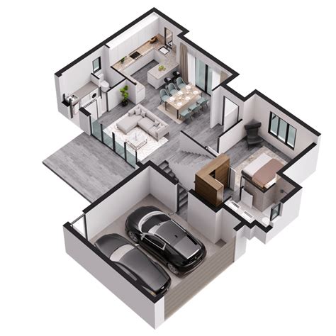 3d Floor Plans With Dimensions House Designer