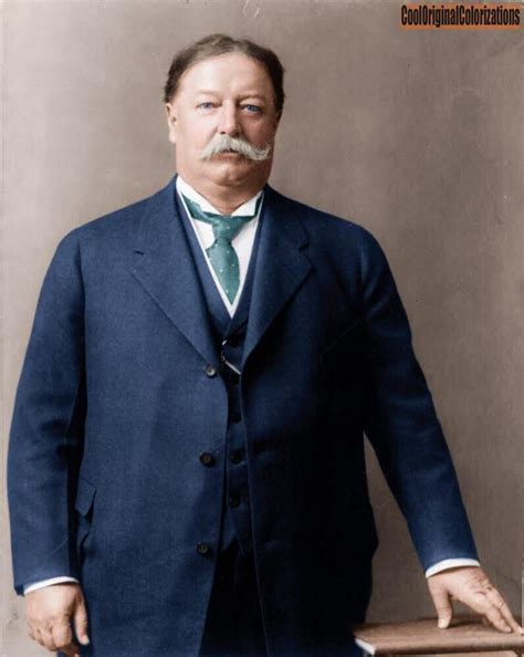 William Howard Taft 27th President Of The United States Rcolorization