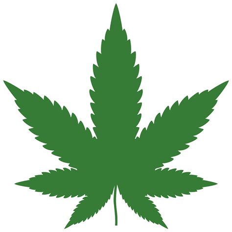Marijuana Leaf Green Clip Art at Clker.com - vector clip art online