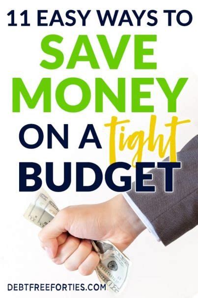 21 Simple Ways To Save Money On A Tight Budget Debt Free Forties