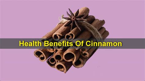 Cinnamon Health Benefits Nutritional Profile And Side Effects