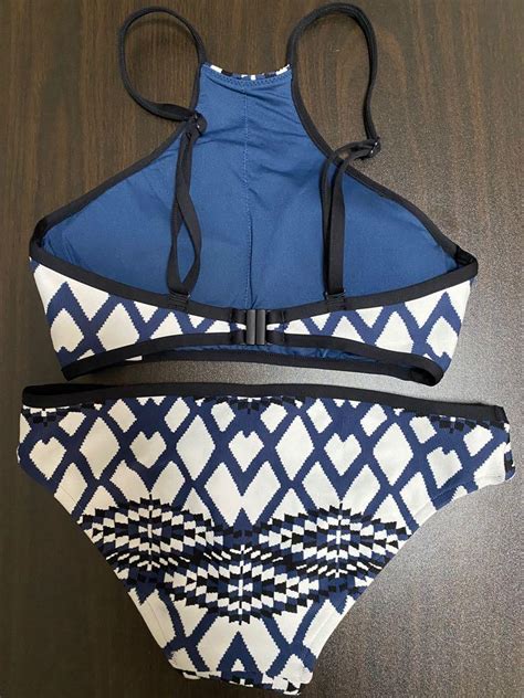 Seafolly Set Modern Tribe Highneck Bikini Womens Fashion Swimwear
