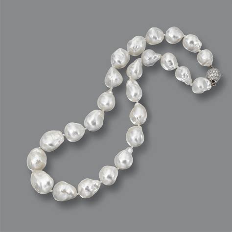 42 Baroque Cultured Pearl Necklace