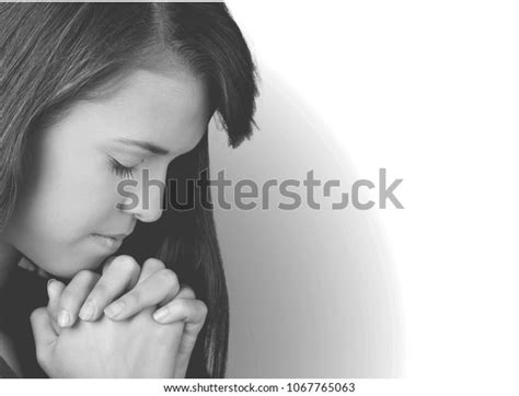 Little Girl Praying Stock Photo 1067765063 Shutterstock