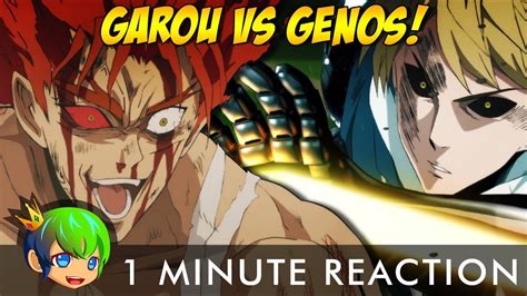 Garou Vs Genos One Punch Man Season 2 Episode 11 Youtube