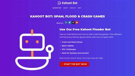 Built from the ground up to be as fast as possible, kahoot.rocks will not let you down. Kahoot bot - spam hack bot & answers and flood
