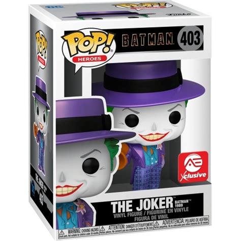 Figurine Funko Pop Joker Batman 1989 Metallic Quadrilogie Batman 403
