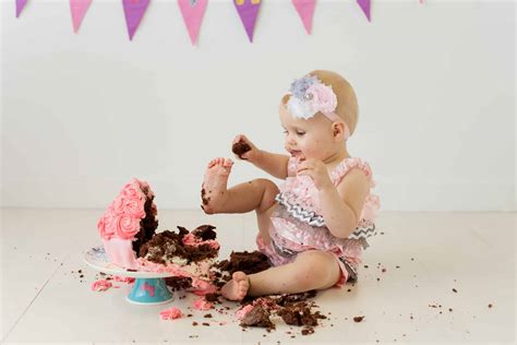 1st Birthday Baby Cake Smash Photography In Edinburgh A Fotografy