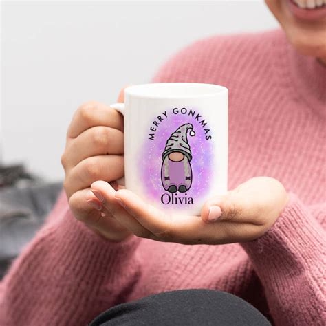 personalised gonk mug by the card wala co