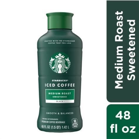 Starbucks® Medium Roast Sweetened Black Iced Coffee 48 Fl Oz Kroger