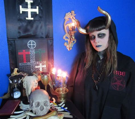 Satanic Ritual Stole Occult Ceremonial Magick Lefthand Etsy