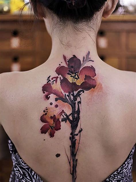 These Watercolor Tattoos By Chen Jie Will Make You Wish You Had One