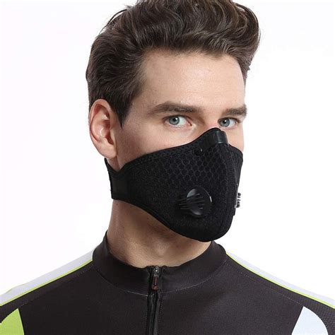 Rennicoco Dust Mask Air Filter Face Mask Allergy Mask For Motorcycle