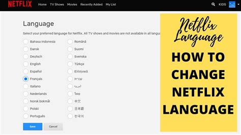If your preferred language is already selected, select english, then sign out and repeat the steps above. How To Change Your Netflix Language To Anything In Minutes ...