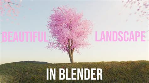 Blender Landscape Tutorial In 5 Minutes Blender Landscape 2022