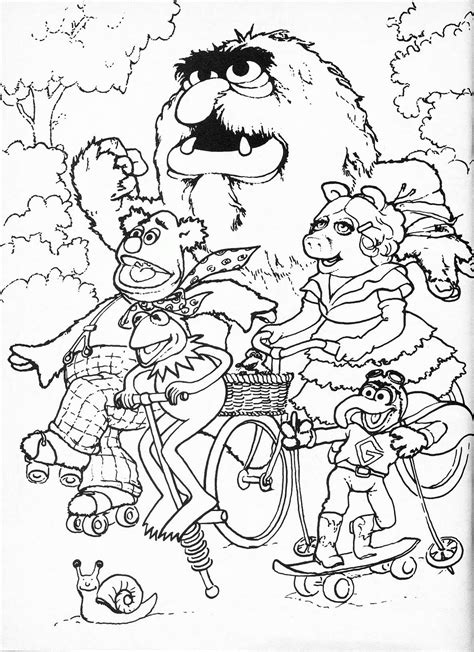 Muppets Coloring Pages Print Free Coloring Home