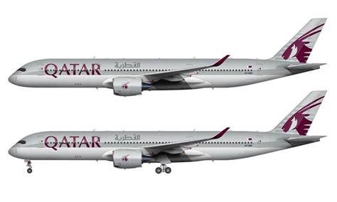 Qatar Airways Airbus A350 900 Illustration Norebbo