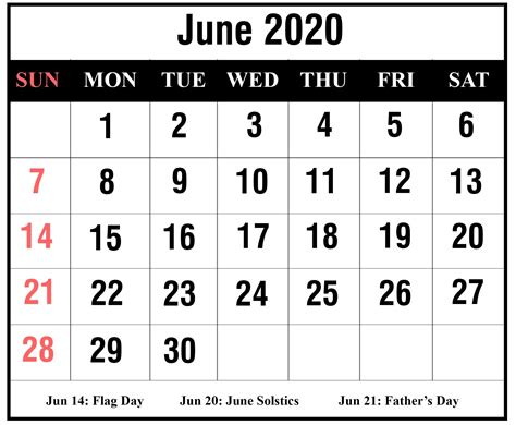 Extraordinary Free Printable Calendars 2020 Blanks Word June Calendar