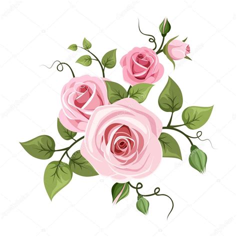 Pink Rose Clip Art