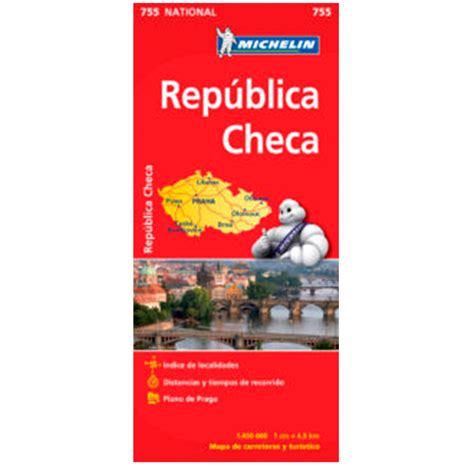 Mapa Nacional Republica Checa 755 Tienda Muga
