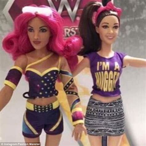Mattel And Wwe Launch New Female Wrestler Fashion Dolls Daily Mail Online