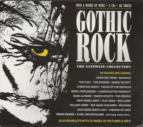 Release Gothic Rock The Ultimate Collection By Various Artists