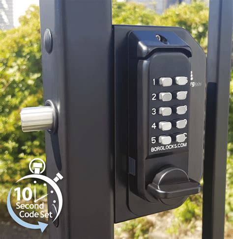 Bl3030 Mini Gate Lock With Back To Back Keypads And Concealed Code