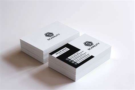Simple Corporate Business Card Business Card Templates On Creative Market