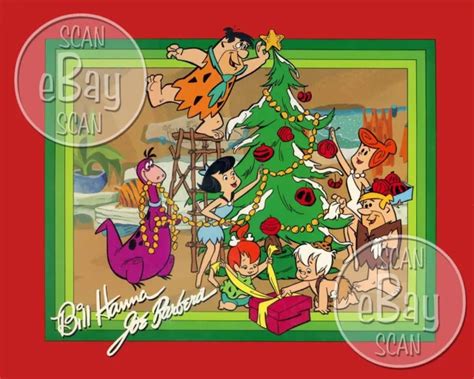 Rare Flintstones Christmas Cartoon Color Tv Photo 1 Hanna Barbera