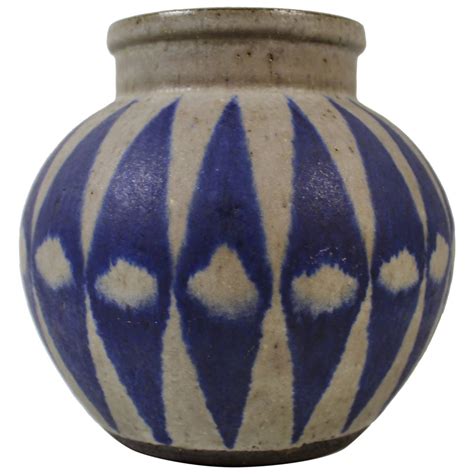Thomas Toft Pottery Vase Danish Mid Century Modern Pottery Art